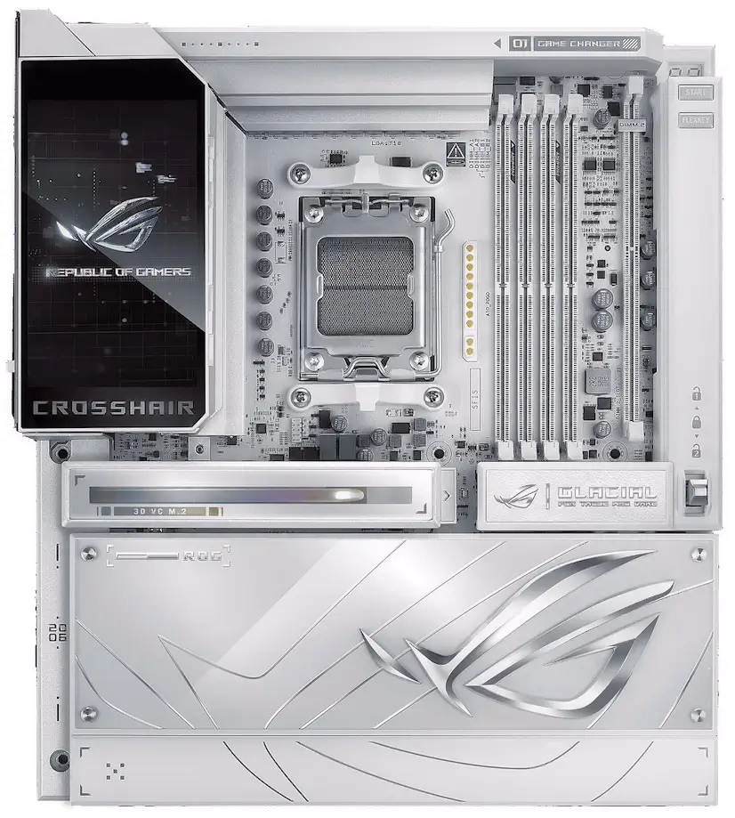 Montaje Placa Base ASUS ROG CROSSHAIR X870E GLACIAL Boadilla del Monte Informático Boadilla - Montaje Placa Base ASUS ROG CROSSHAIR X870E GLACIAL Boadilla del Monte